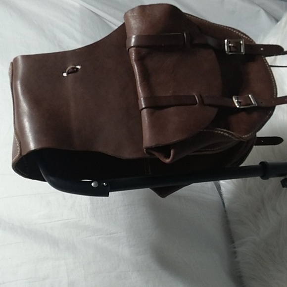 SALE! RARE! Buckaroo 1995 Vint Medium Leather Saddle Bag For Horse Or Motorcycle - Picture 10 of 16